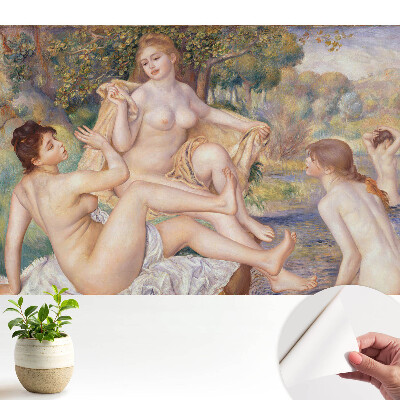 Öntapadós tapéta egy nőiességet és békét sugárzó vízparti jelenettel