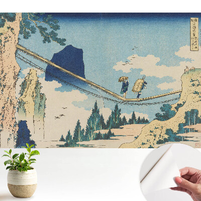 Modern tapéta hagyományos japán tájképpel