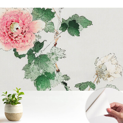 Tapéta Finom virágok klasszikus stílusú harmóniában