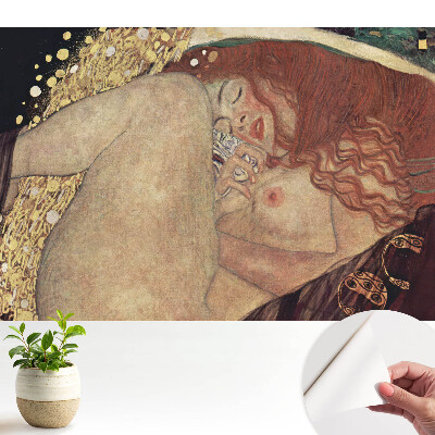 Öntapadó tapéta nőknek szecessziós mintával