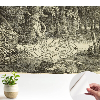 Dekor tapéta Misztikus erdő klasszikus illusztráció