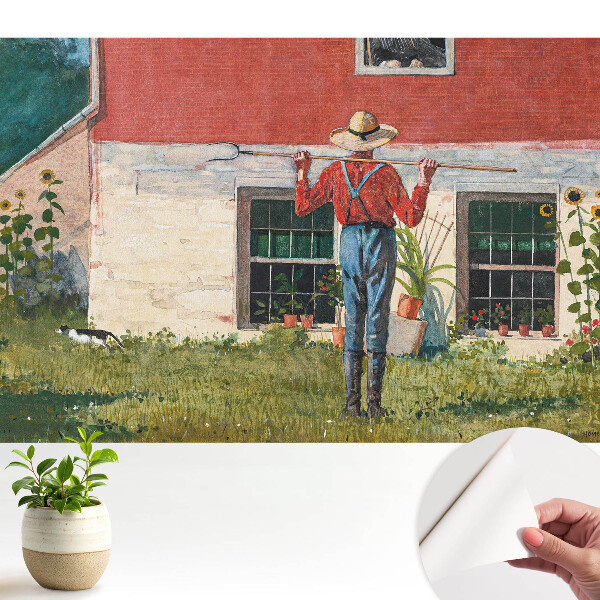 Tapéta Rusztikus idill egy vidéki kertben