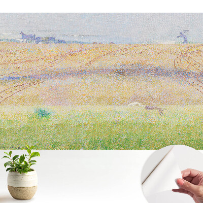 Modern tapéta Pasztellszínű táj, tele élettel