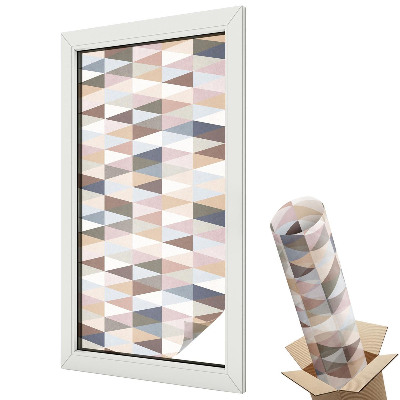 Öntapadós belátásgátló fólia ólomüveg Pasztell szimmetria