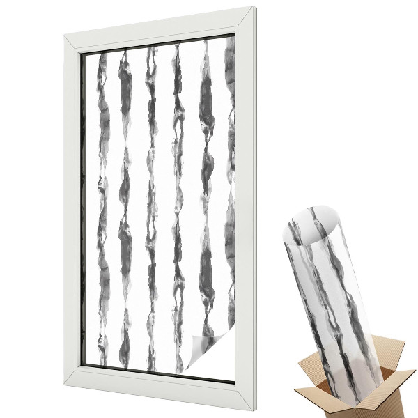 Öntapadós belátásgátló fólia ólomüveg Absztrakt vonalak