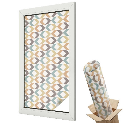 Fólia ablakra Geometriai rombuszok