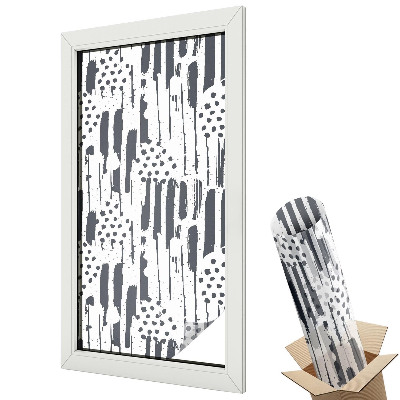 Fólia ablakra Csíkok és pöttyök