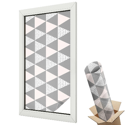 Öntapadós belátásgátló fólia ólomüveg Modern geometria