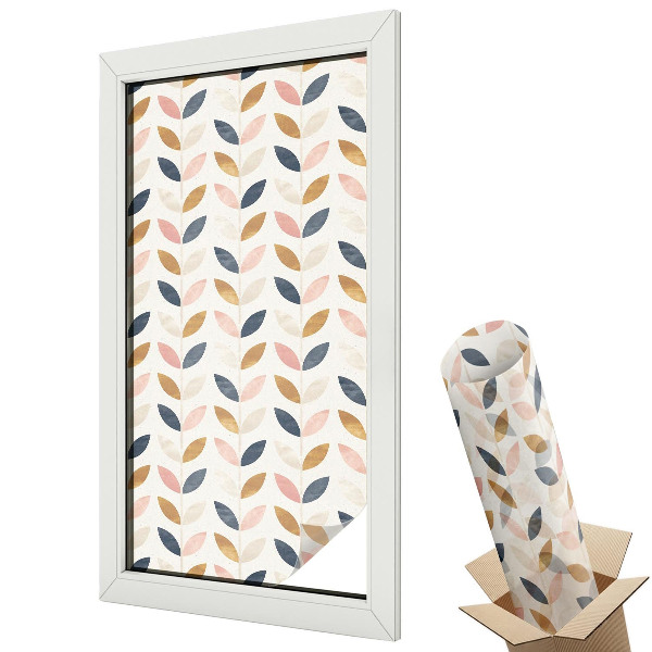 Fényvédő fólia ablakra Levelek mintázata