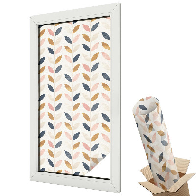 Fényvédő fólia ablakra Levelek mintázata