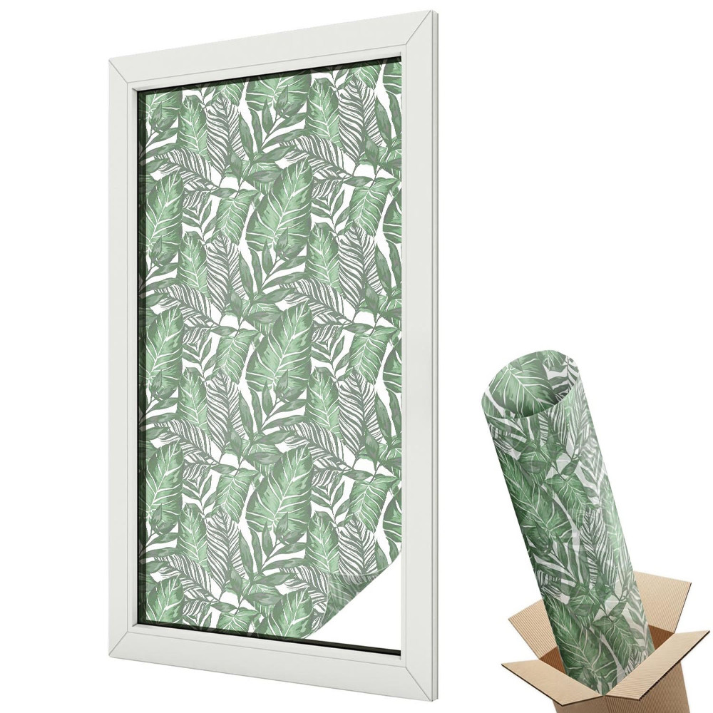 Fényvédő fólia ablakra Zöld harmónia