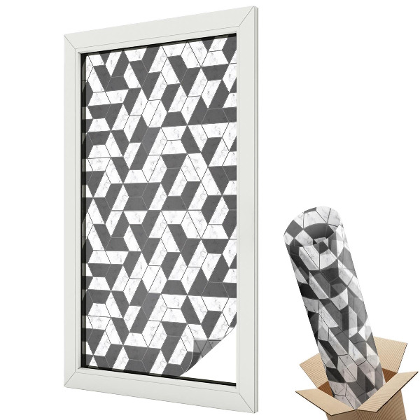 Belátásgátló ablakfólia dekoratív Geometriai illúziók