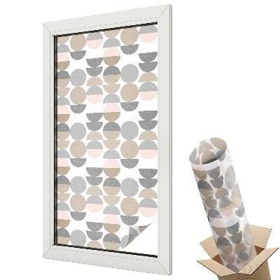 Öntapadós belátásgátló fólia ólomüveg Geometriai minták