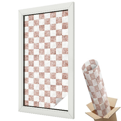 Fényvédő fólia ablakra Klasszikus sakktábla