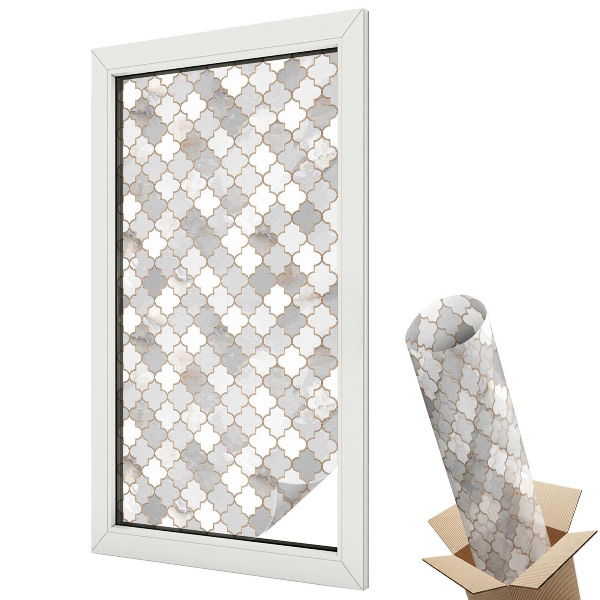 Fényvédő fólia ablakra Geometrikus mozaik