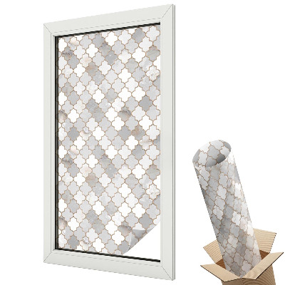 Fényvédő fólia ablakra Geometrikus mozaik