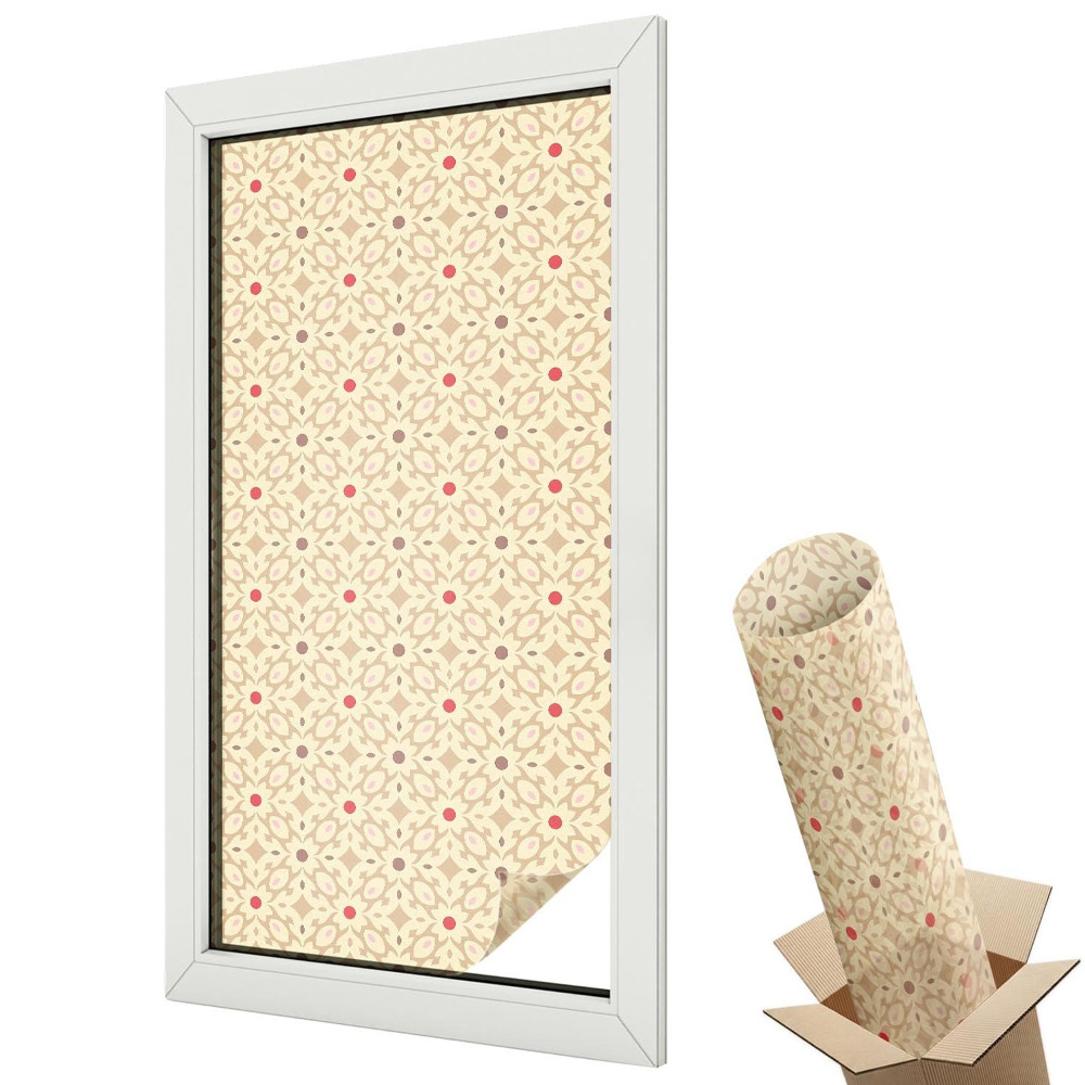 Fólia ablakra Virágminták