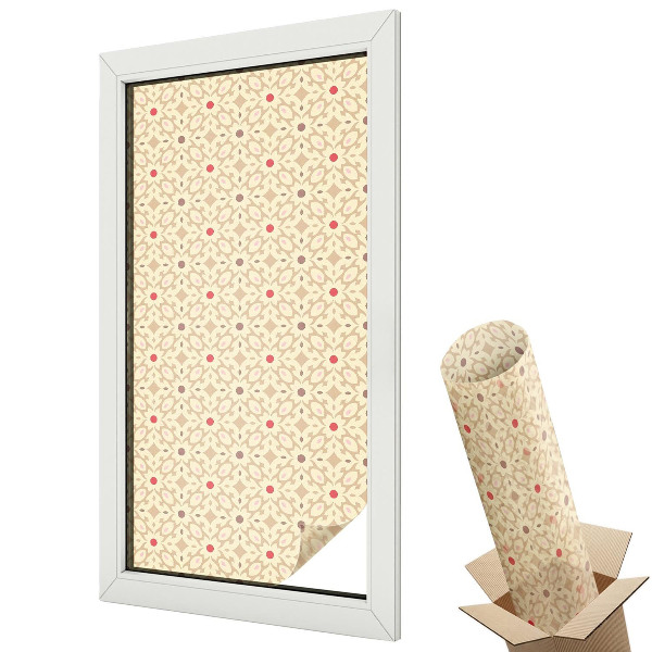 Fólia ablakra Virágminták