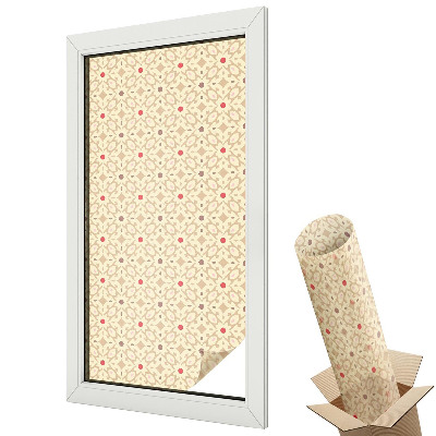 Fólia ablakra Virágminták