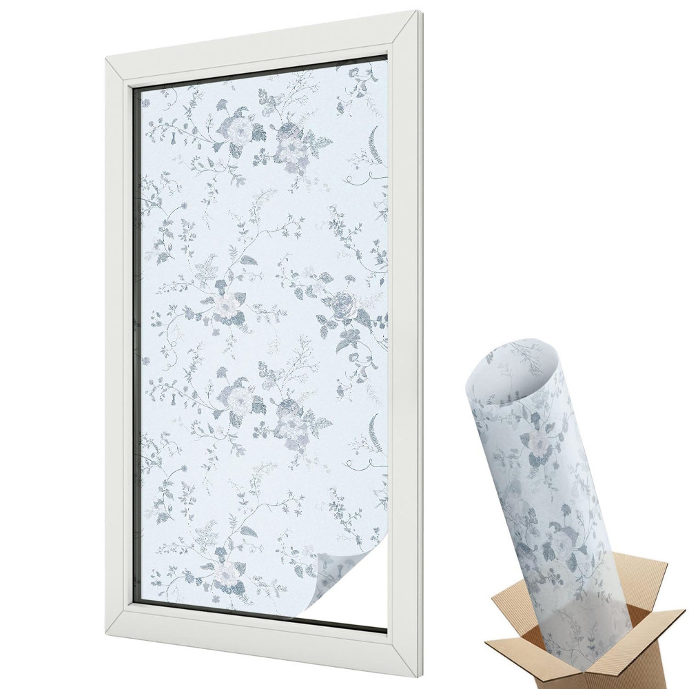 Fólia ablakra Finom virágok