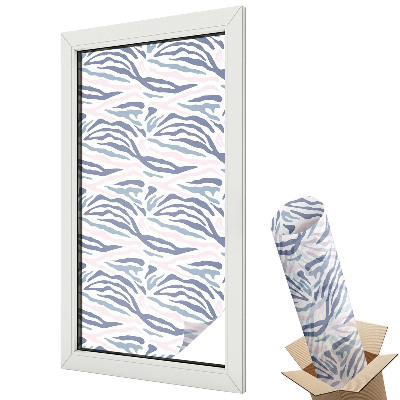 Fólia ablakra Zebra minta