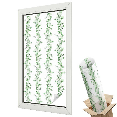 Fényvédő fólia ablakra Zöld füzérek