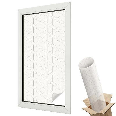 Öntapadós belátásgátló fólia ólomüveg Geometrikus fonat