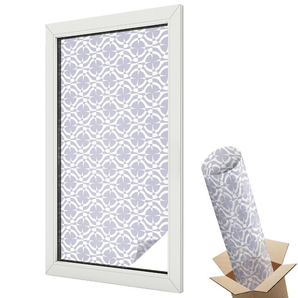 Belátásgátló ablakfólia dekoratív Lila szimmetria