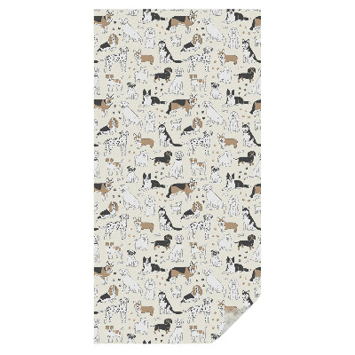 Fólia ablakra Kutya minták