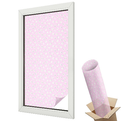 Öntapadós belátásgátló fólia ólomüveg Virágminta