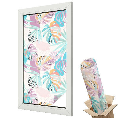 Fényvédő fólia ablakra Absztrakt dzsungel