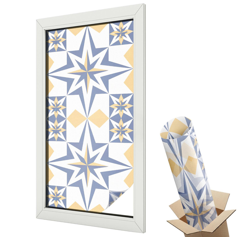 Fényvédő fólia ablakra Csillagminta