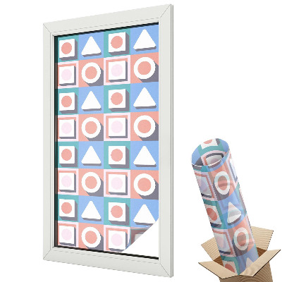 Belátásgátló ablakfólia dekoratív Geometriai minták