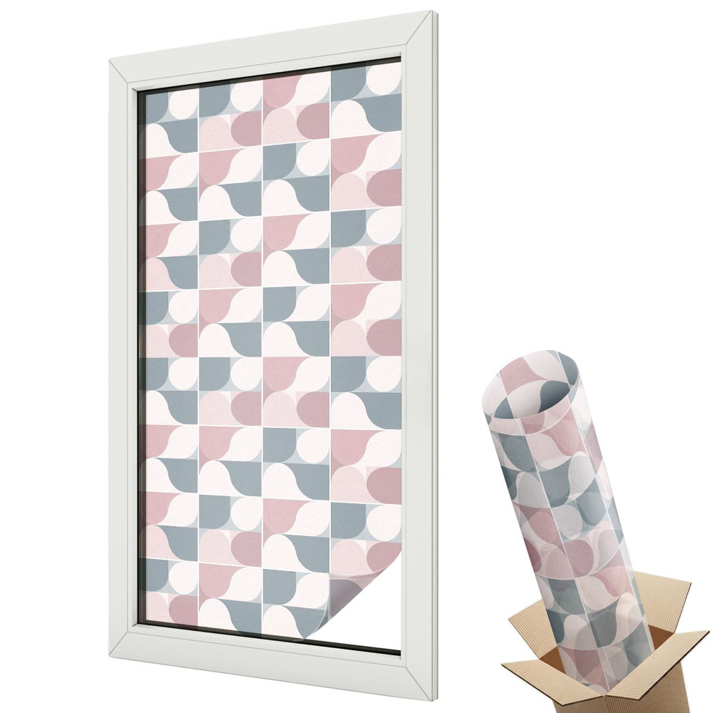 Belátásgátló ablakfólia dekoratív Pasztell minták