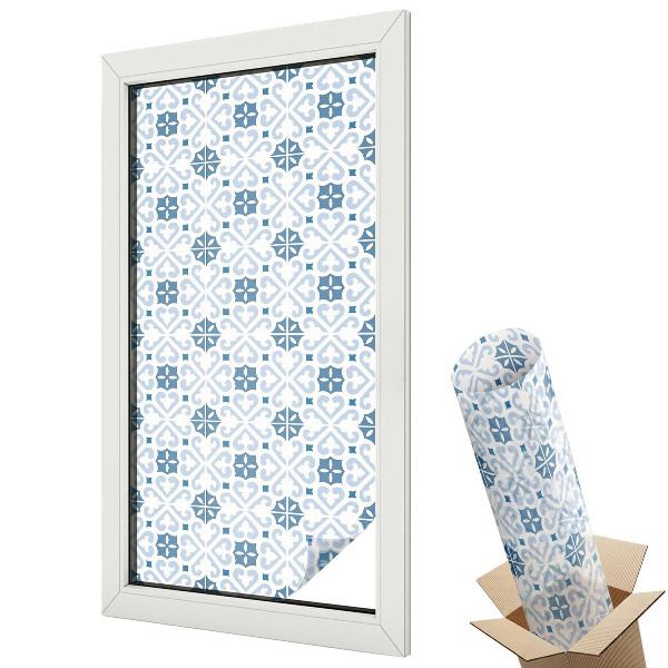 Öntapadós belátásgátló fólia ólomüveg Csempézett dekorációk