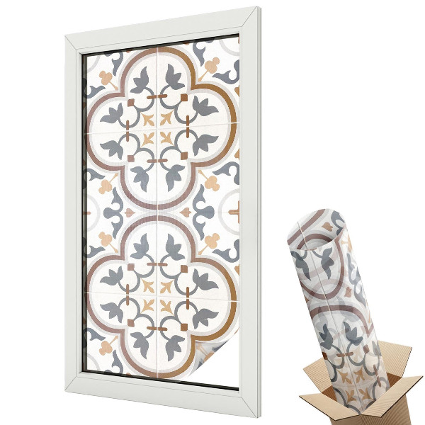 Öntapadós belátásgátló fólia ólomüveg Csempézett díszek