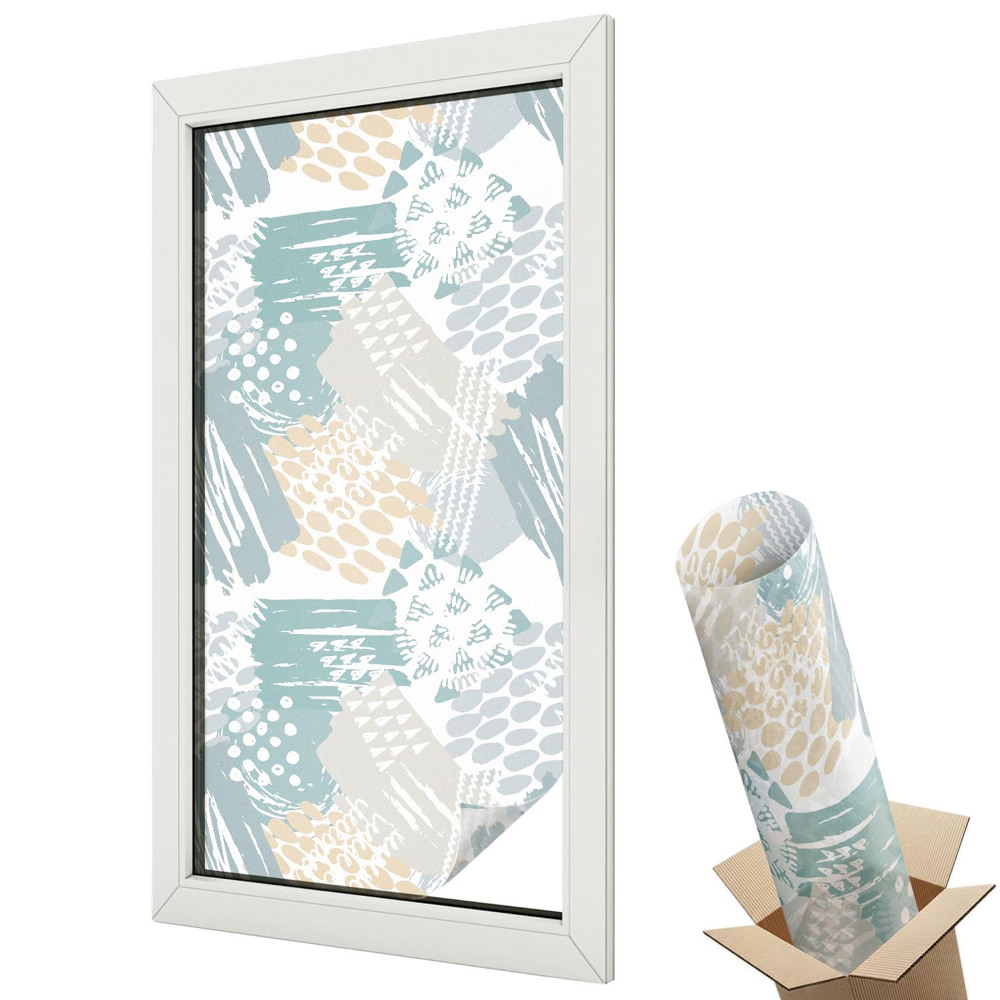 Fólia ablakra Absztrakt mozaik