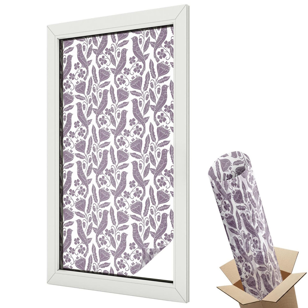 Belátásgátló ablakfólia dekoratív Népi motívumok