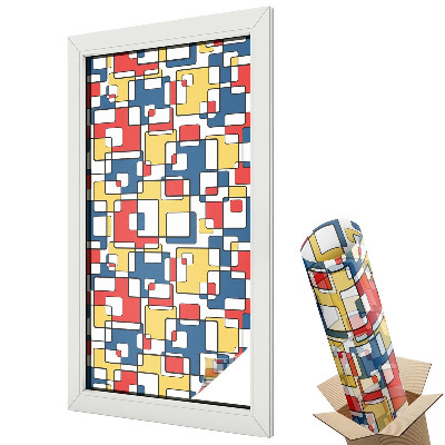 Belátásgátló ablakfólia dekoratív Geometriai alakzatok