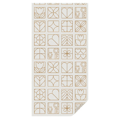 Fényvédő fólia ablakra Geometrikus szerelem