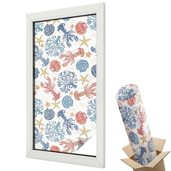 Fényvédő fólia ablakra Rák korallok