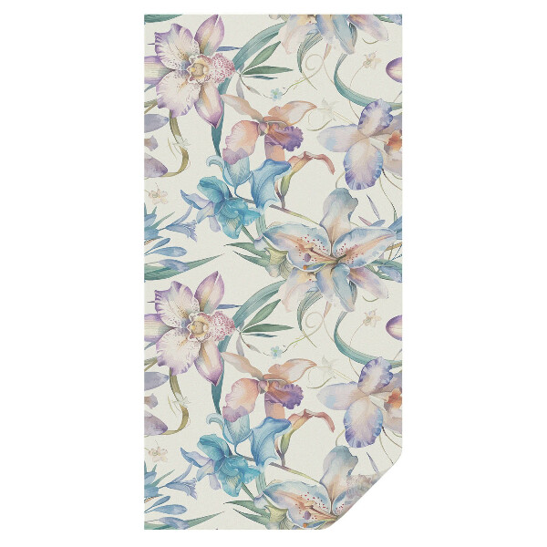 Fólia ablakra Virágmotívum