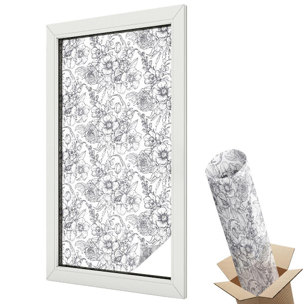 Fényvédő fólia ablakra Florisztikai elegancia