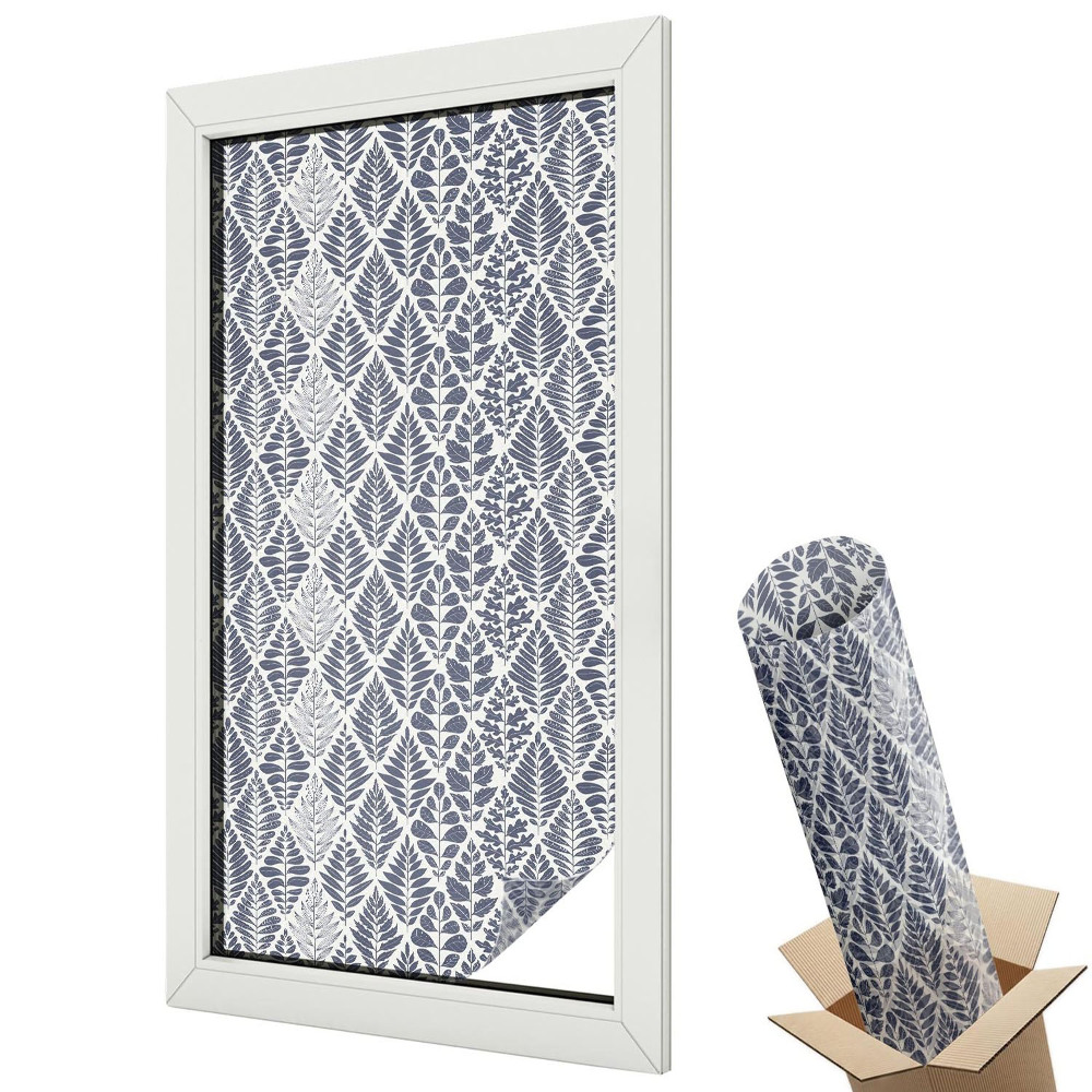 Fólia ablakra Mintás levelek