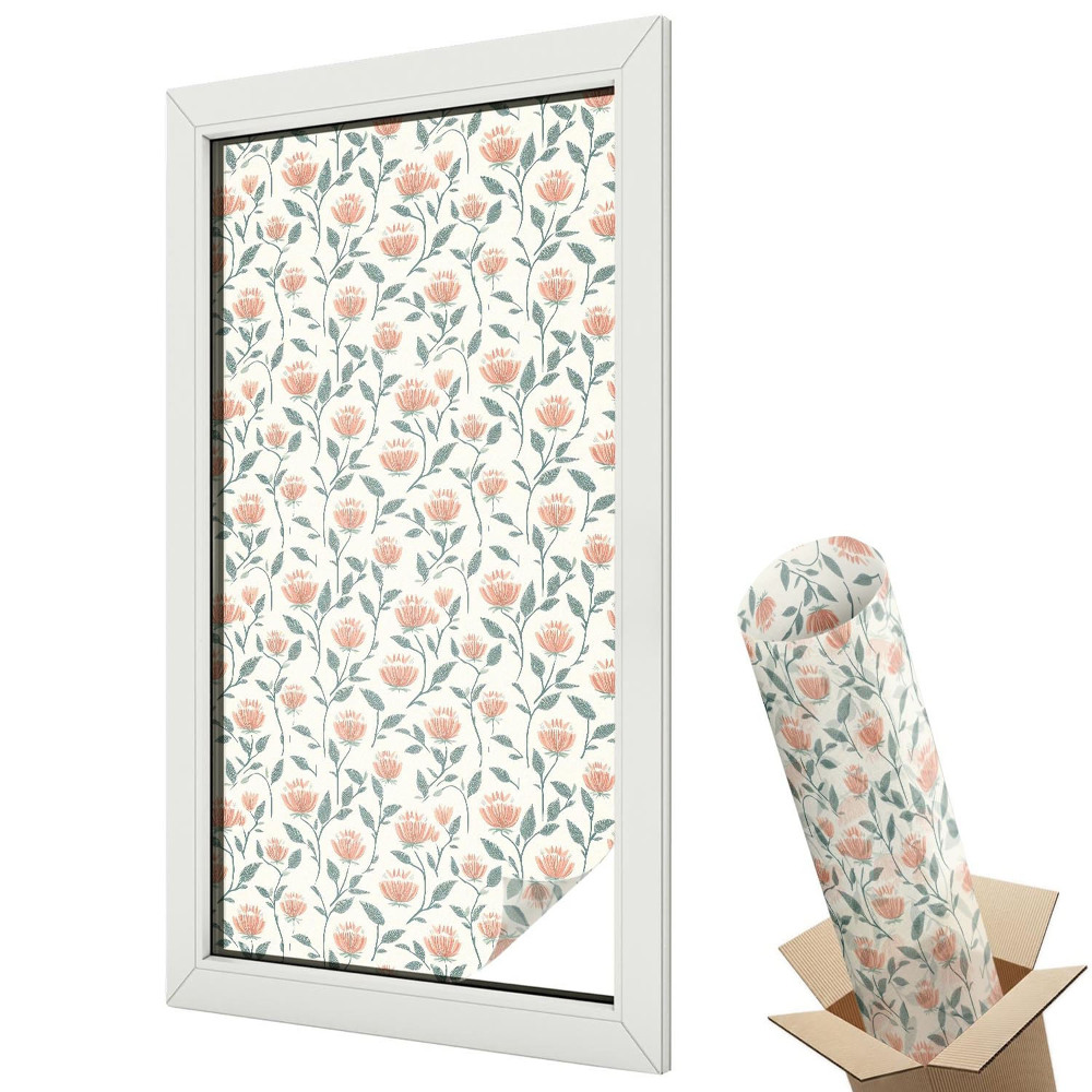 Fólia ablakra Virágminta