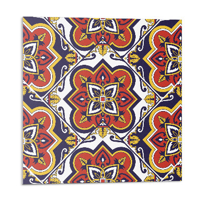 Öntapadós vinyl csempe Virágminta díszekkel