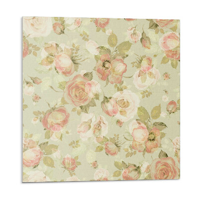 Vinyl csempe Virágminta a háttérben