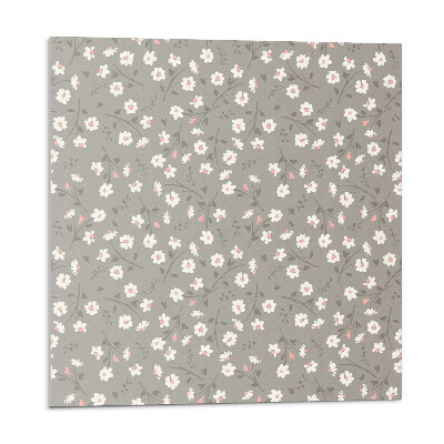 Öntapadós vinyl csempe Virágminta a háttérben