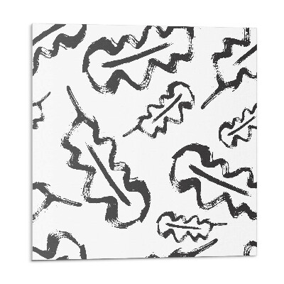 Öntapadós vinyl csempe Stilizált levelek a háttérben