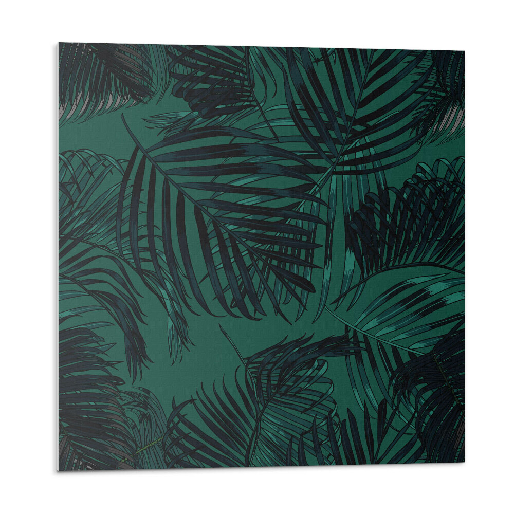 Vinyl csempe Pálmalevelek a háttérben